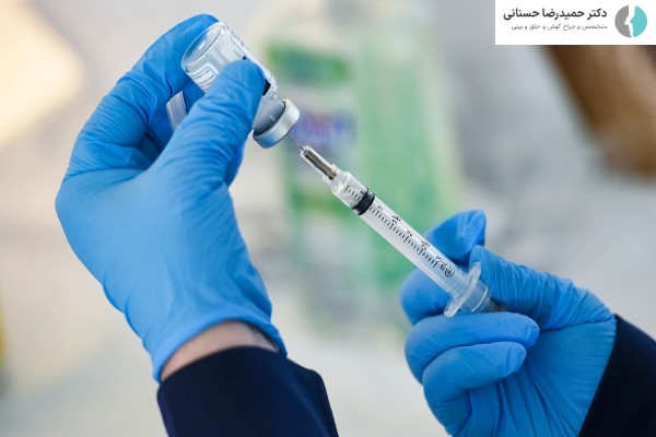 علت تزریق کورتون بعد از عمل بینی