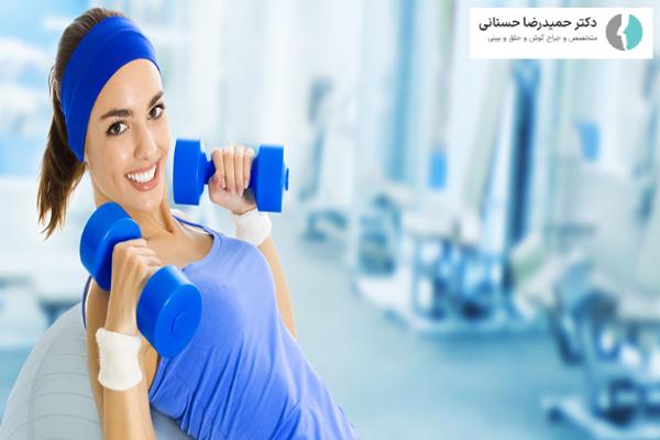 نکات ورزش بعد از جراحی بینی